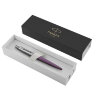 Ручка шариковая PARKER "Jotter Core Victoria Violet CT", корпус фиолетовый, детали хром, синяя, 1953190, 142385