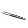 Ручка шариковая PARKER "Jotter Core Victoria Violet CT", корпус фиолетовый, детали хром, синяя, 1953190, 142385