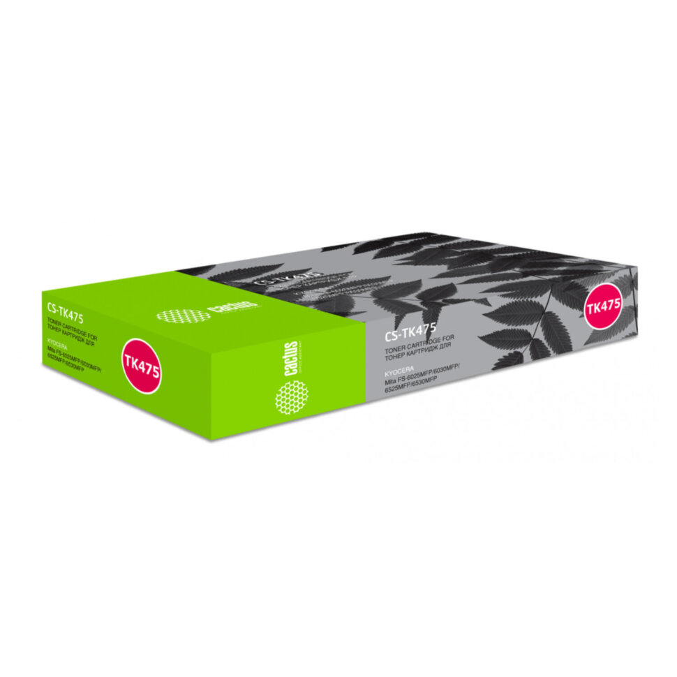 Тонер-картридж CACTUS (CS-TK475) для KYOCERA FS-6025MFP/B, ресурс 15000 стр., 320780