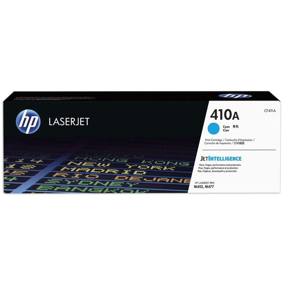 Картридж лазерный HP (CF411A) LaserJet Pro M477/M452, №410A, голубой, оригинальный, ресурс 2300 страниц, 362113