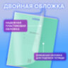 Тетрадь пластиковая обложка (прозрачная) 12 листов, линия, BRAUBERG "Smart Cover", АССОРТИ (микс в спайке), 405023, 70 штук, 405023