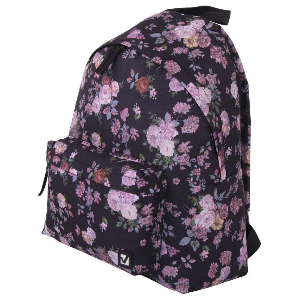 Рюкзак BRAUBERG СИТИ-ФОРМАТ универсальный, "Roses", разноцветный, 41х32х14 см, 228852, 228852