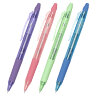 Ручки гелевые стираемые автоматические BRAUBERG "X-ERASE RT PASTEL COLOR", СИНИЕ, НАБОР 4 ШТ., пишущий узел 0,7 мм, линия 0,5 мм, 144426, 144426