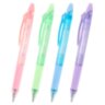 Ручки гелевые стираемые автоматические BRAUBERG "X-ERASE RT PASTEL COLOR", СИНИЕ, НАБОР 4 ШТ., пишущий узел 0,7 мм, линия 0,5 мм, 144426, 144426