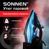 Утюг паровой SONNEN SI-2099, 2400 Вт, керамическое покрытие, антикапля, антинакипь, синий, 456996, 456996