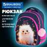 Рюкзак BRAUBERG OPTIMA, 2 отделения, с брелоком, "Маленькая прелесть", 36х27х18 см, 273155, 273155
