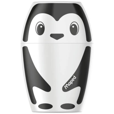 Точилка MAPED "Shakky", с контейнером, пластиковая, корпус ассорти, 034014, 25 штук, 271913