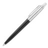 Ручка шариковая PARKER "Jotter Plastic CT", корпус черный, детали нержавеющая сталь, блистер, синяя, 2096873, 143368