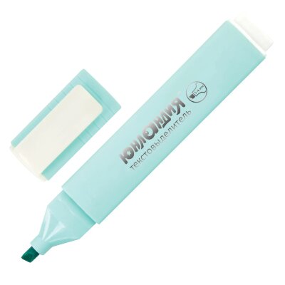 Текстовыделитель ЮНЛАНДИЯ "COLORSTAR PASTEL", БИРЮЗОВЫЙ, линия 1-4 мм, 151713, 151713