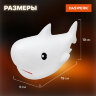 Ночник силиконовый LED "Акула" 190x91x103 мм, белый свет/RGB, таймер, USB, аккумулятор 1200 мАч, DASWERK (ДАСВЕРК), 238940, 238940