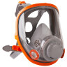 Маска полнолицевая Jeta Safety 5950, силикон, ударопрочный поликарбонат, защитная пленка, без фильтров, размер L, 5950-L, 610900