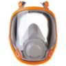 Маска полнолицевая Jeta Safety 5950, силикон, ударопрочный поликарбонат, защитная пленка, без фильтров, размер L, 5950-L, 610900