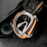 Маска полнолицевая Jeta Safety 5950, силикон, ударопрочный поликарбонат, защитная пленка, без фильтров, размер L, 5950-L, 610900