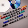 Маркер двусторонний для CD/DVD/BD ЧЕРНЫЙ CENTROPEN, 0,6 мм/2,5 мм, 3616, 636160112, 152674