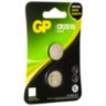 Батарейки литиевые GP Lithium CR2016 "таблетки, дисковые, кнопочные" КОМПЛЕКТ 2 шт., блистер, CR2016-2CRU2, 456690