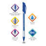 Ручка шариковая масляная BRAUBERG "Extra Glide Soft White", СИНЯЯ, узел 0,7 мм, линия письма 0,35 мм, 142927, 36 штук, 142927