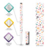 Ручка шариковая BRAUBERG SOFT TOUCH GRIP "CONFETTI", СИНЯЯ, мягкое покрытие, узел 0,7 мм, 143723, 36 штук, 143723
