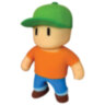 Фигурка-антистресс тянучка STUMBLE GUYS, блистер, ассорти 6 видов, 6 штук, 666995