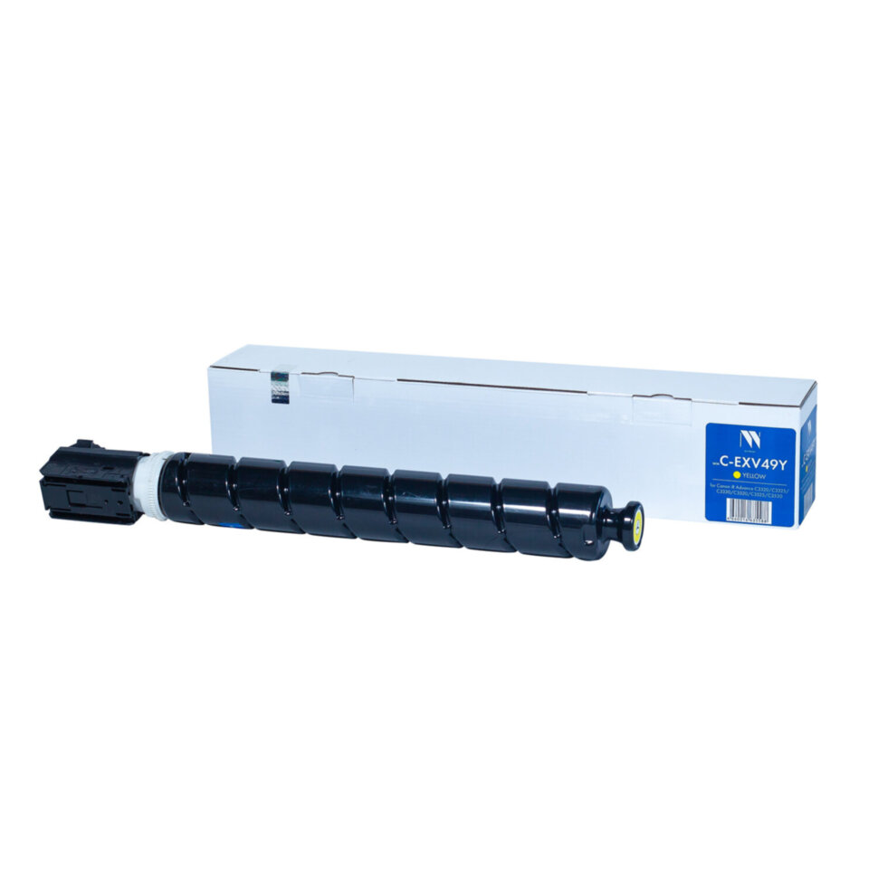 Тонер NV PRINT (NV-CEXV49Y) для CANON iR C3320/3325i/3330i/3530i, желтый, ресурс 19000 страниц, 363267