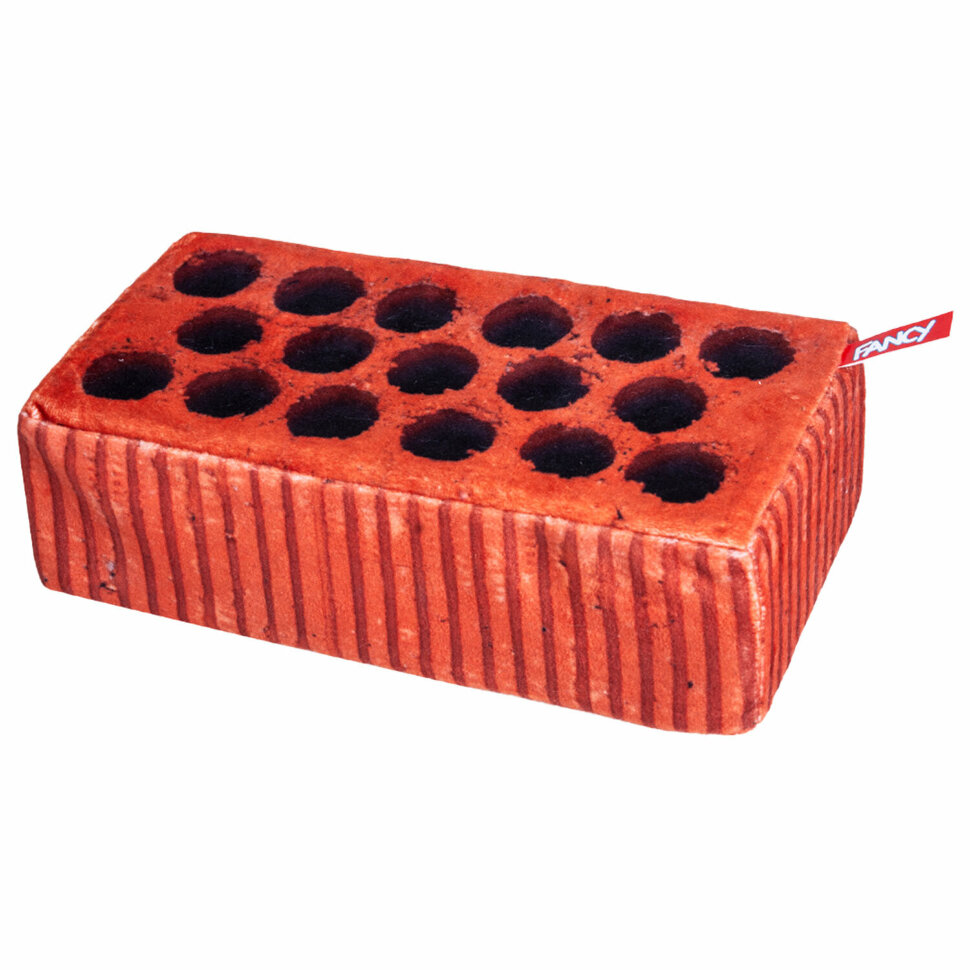 Игрушка мягкая "КИРПИЧ", 7х24 см, FANCY, KIR0U, 10 штук, 666172