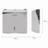 Диспенсер для полотенец LAIMA PROFESSIONAL INOX, (Система H2) Z-сложения, нержавеющая сталь, зеркальный, 605695, 605695