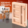Мольберт настольный из бука с выдвижным ящиком, 34,5х26х27 см, холст до 30 см, BRAUBERG ART, 192247, 192247