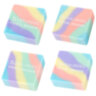 Ластик "PASTEL", 34х34х14 мм, квадратный, ассорти, ЭКО ПВХ, BRAUBERG, 273210, 36 штук, 273210