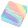 Ластик "PASTEL", 34х34х14 мм, квадратный, ассорти, ЭКО ПВХ, BRAUBERG, 273210, 36 штук, 273210