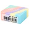 Ластик "PASTEL", 34х34х14 мм, квадратный, ассорти, ЭКО ПВХ, BRAUBERG, 273210, 36 штук, 273210