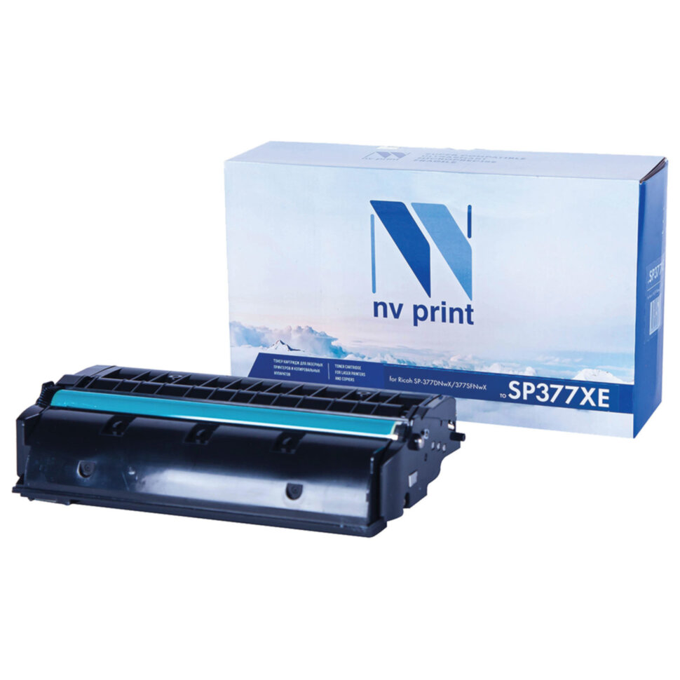 Картридж лазерный NV PRINT (NV-SP377XE) для RICOH SP-377DNwX/377SFNwX, ресурс 6400 страниц, 363455