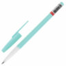 Ручка шариковая BRAUBERG "Офисная" PASTEL COLOR, СИНЯЯ, корпус ассорти, пишущий узел 1 мм, линия письма 0,5 мм, 144199, 100 штук, 144199