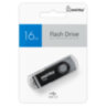 Флеш-диск 16 GB SMARTBUY Twist USB 2.0, черный, SB016GB2TWK, 513907