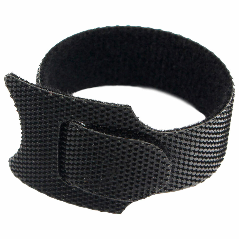 Хомуты-липучки 125x11 мм, на основе ленты Velcro, CABLEXPERT, черные (12 шт.), VT-125x11BK, 514218