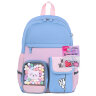 Рюкзак BRAUBERG PASTEL с термонашивками в комплекте, "Friendly bunnies", голубой, 40х29х14 см, 271423, 271423