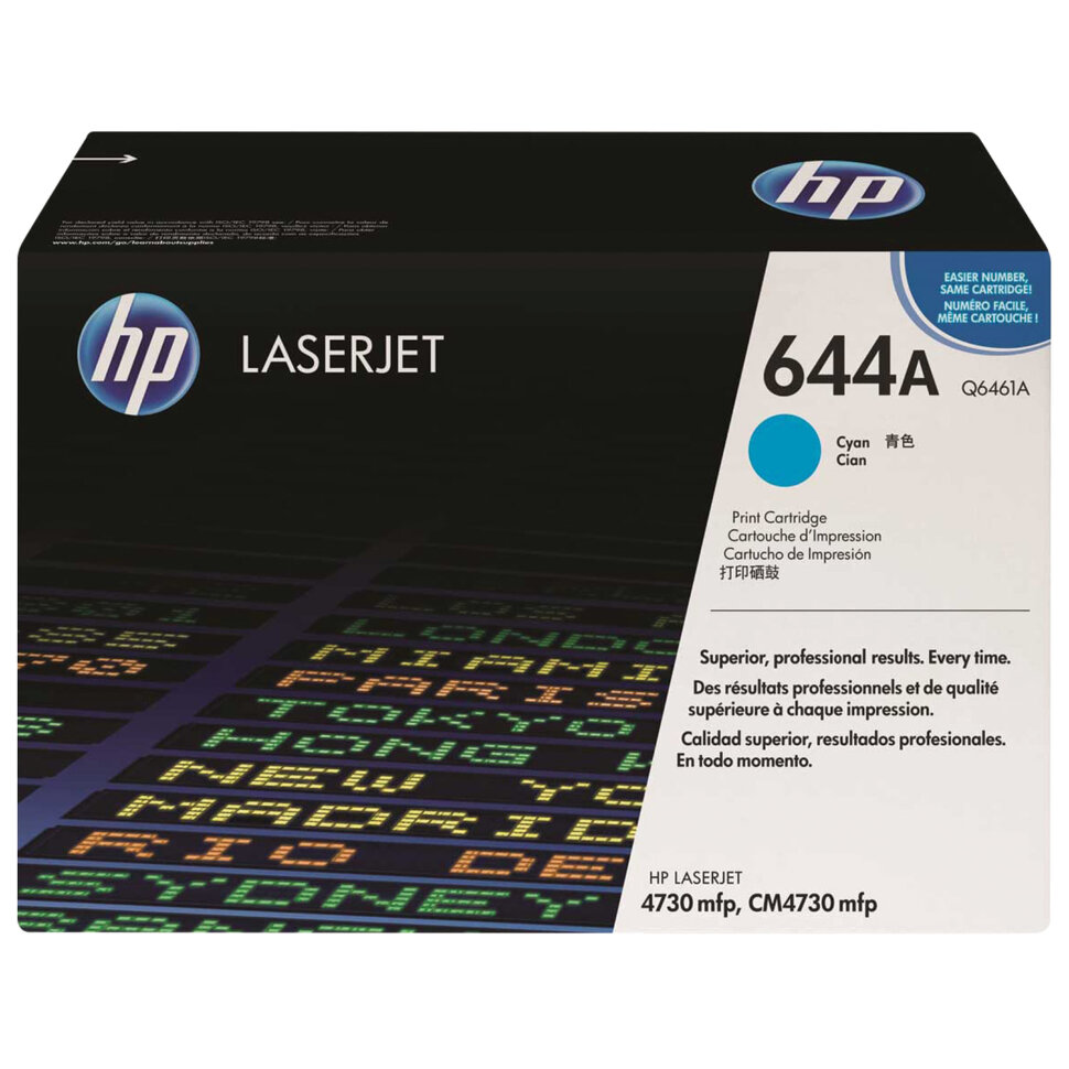 Картридж лазерный HP (Q6461A) ColorLaserJet CM4730, голубой, оригинальный, ресурс 12000 стр., 360641