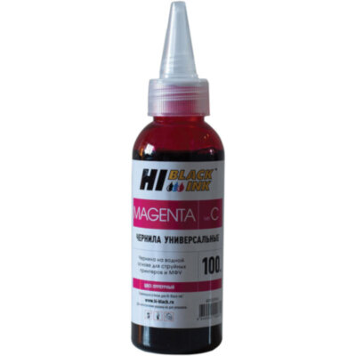 Чернила HI-BLACK для CANON (Тип C) универсальные, пурпурные 0,1 л, водные, HB-CAN-M-100ML, 361527