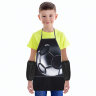 Фартук с нарукавниками для уроков труда BRAUBERG KIDS, 2 кармана, регулировка по росту, 46x54 см, "Игровой мяч", 273759, 273759