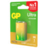 Батарейка 1 шт., GP Ultra G-Tech, Крона (6LR61, 6LF22, 1604A), алкалиновая, блистер, 1604AU-5CR1, 454093