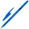 Ручка шариковая STAFF "Basic BP-66 BLUE", СИНЯЯ, корпус синий, узел 1 мм, линия письма 0,5 мм, 144454, 150 штук, 144454