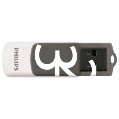 Флеш-диск 32 GB PHILIPS VIVID, разъем USB 2.0, черный, FM32FD05B/97, 514090