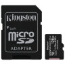 Карта памяти microSDXC 128 GB KINGSTON Canvas Select Plus UHS-I U1,100 Мб/с (class 10), адаптер, SDCS2/128 GB, SDCS2/128GB, 513194