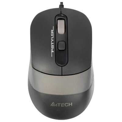 Мышь проводная A4TECH Fstyler FM10, USB, 3 кнопки + 1 колесо-кнопка, оптическая, черная, 1147673, 513923