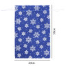 Подарочный мешок, НАБОР 3 шт., новогодний, 30х20 см, "Snowflakes", нетканый материал, ЗОЛОТАЯ СКАЗКА, 592534, 592534
