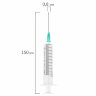Шприц 2-х компонентный SFM, 10 мл, КОМПЛЕКТ 100 шт, в коробке, игла 0,8х40 - 21G, 534272, 630460