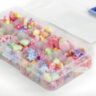 Набор для создания бижутерии и украшений BEADS SET, 200 элементов, 10 видов, пастель, BRAUBERG KIDS, 664693, 664693