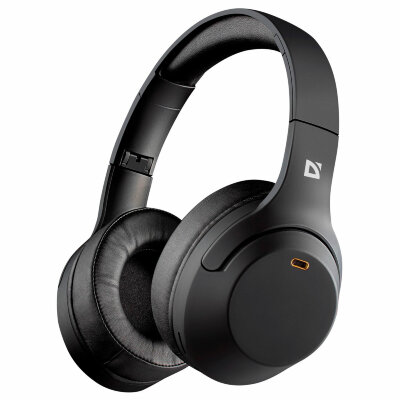 Наушники с микрофоном (гарнитура) DEFENDER FreeMotion B690, Bluetooth, беспроводные, черные, 63690, 514038