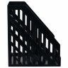 Лоток вертикальный для бумаг BRAUBERG ULTRA увеличенная ширина, 250х160х290 мм, черный, 238253, 238253