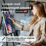 Кисть художественная проф. BRAUBERG ART CLASSIC, синтетика жесткая, плоская, № 22, длинная ручка, 200673, 200673