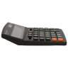 Калькулятор настольный BRAUBERG EXTRA-16-BK (206x155 мм), 16 разрядов, двойное питание, ЧЕРНЫЙ, 250475, 250475