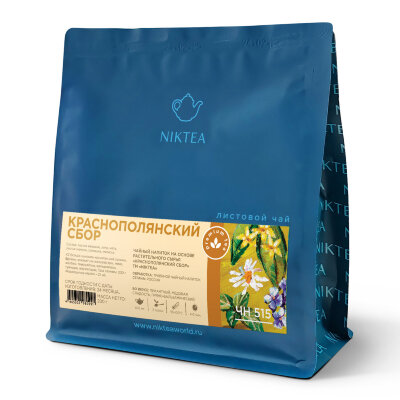 Чай листовой NIKTEA "Краснополянский сбор" травяной, 200 г, TNIKTE-GP0012, 624411